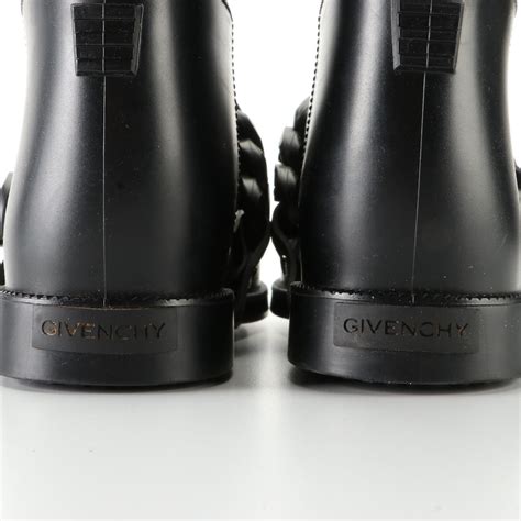 givenchy rain boots short|givenchy snakeskin boots.